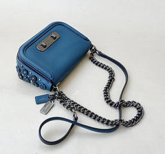 Coach 59087 swagger shoulder bag 20 glovetanned willow floral dark mineral