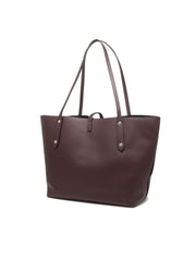 Coach F58849 Market Tote Pabbled Leather Oxblood