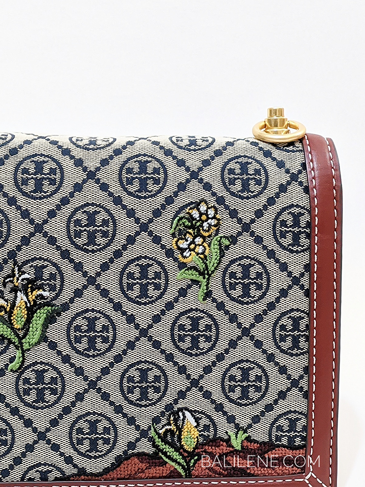 detail-Tory-Burch-83958-T-Monogram-Jacquard-Embroidered-Shoulder-Bag-Tory-Navy