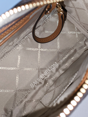 detail-bagian-dalam-Michael-Kors-30F1G9LS6B-Lorimer-Medium-Logo-Satchel-Brown