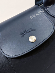 detail-logo-Longchamp-Le-Pliage-City-Small-Shoulder-Bag-Navy