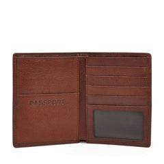 jam-Mlg0083201-Fossil Estate Passport Case Dark Brown-Balilene
