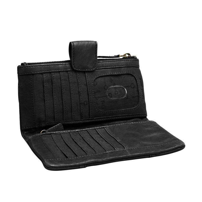 jam-Sl2931001-Fossil Emory Clutch In Black Leather-Balilene