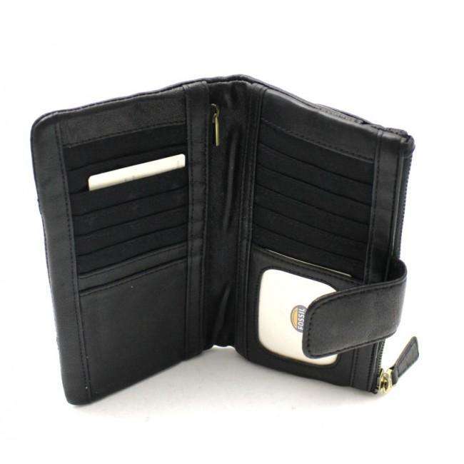 jam-Sl2931001-Fossil Emory Clutch In Black Leather-Balilene