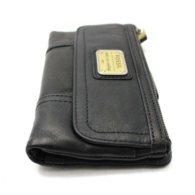jam-Sl2931001-Fossil Emory Clutch In Black Leather-Balilene