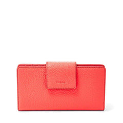 jam-Sl7248281-Fossil Emma Rfid Tab Clutch Neon Corall -Balilene