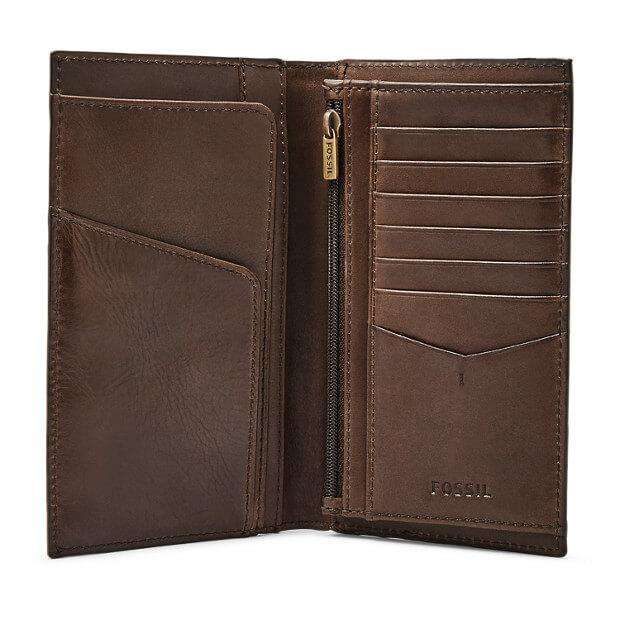 jam-Sml1553201-Fossil Allen Slim Executive Dark Brown-Balilene