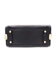 Coach F87295 Swagger 27 Pebble Leather Carryall Black