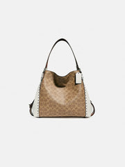 Coach 30220 Edie 31 Signature Rivets Chalk