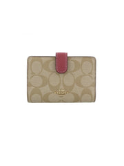 Coach F23553 Corner Medium Signature Light Khaki Rouge