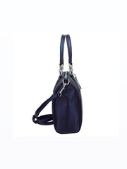 Coach F56127 Small Kelsey Satchel Metallic Navy