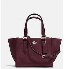 Crosby 21 Carryall Satchel Crossbody Oxblood F11925Crosb depan