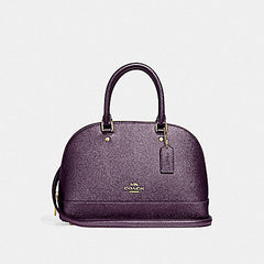 Coach F29170 Mini Sierra Satchel Metallic Raspberry