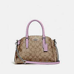 Coach F29434 Mini Sage Carryal In Signature Canvas Khaki Jasmine