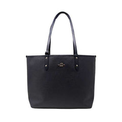 Coach F58293 Signature Reversible Pvc City Tote Denim Midnight