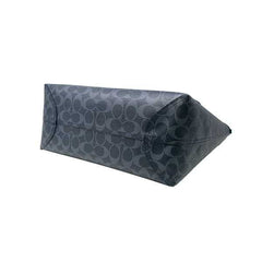 Coach F58293 Signature Reversible Pvc City Tote Denim Midnight