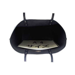 Coach F58293 Signature Reversible Pvc City Tote Denim Midnight