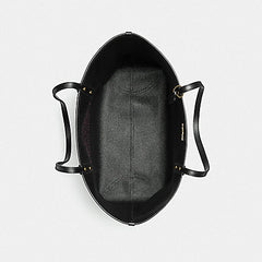 Coach F89155 Reversible City Tote Brown Purple Multi