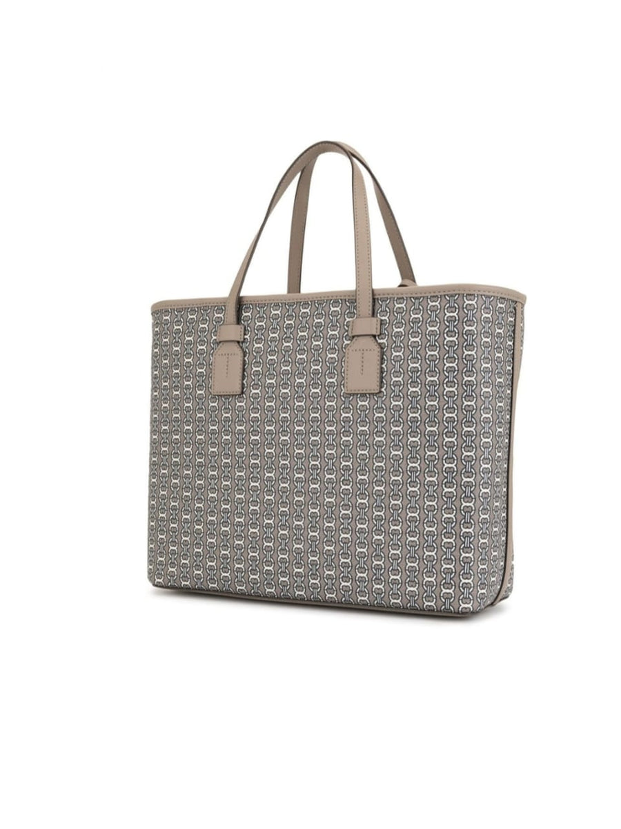 Tory burch gemini hot sale link tote french grey