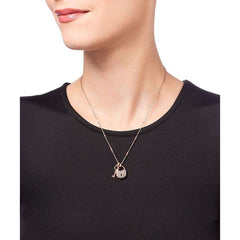 on-model-Fossil- JF00089791- Necklace- Women- Jewellery- Fossil- Lock- and- Key
