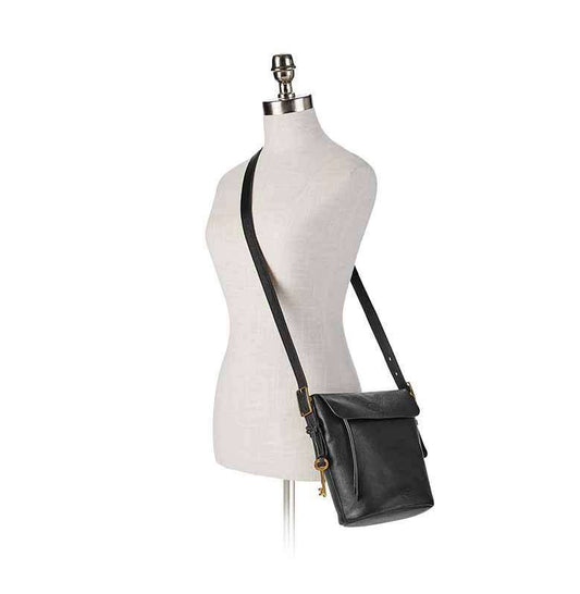 tas Zb6729001 fossil haven small flap bucket black dipakai model