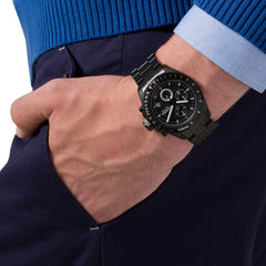 Fossil Ch2601 Decker Chronograph Black Stainless Steel Watch