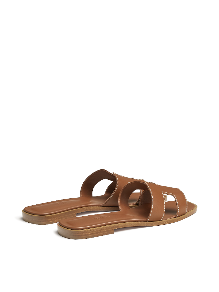 Hermes Oran Gold Sandal Balilene