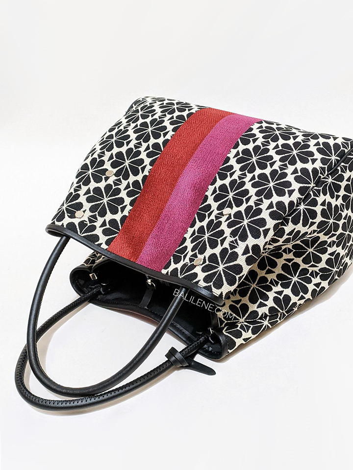 gambar-belakang-Kate-Spade-Flower-Jacquard-Stripe-Everything-Medium-Tote-Cream-Multi