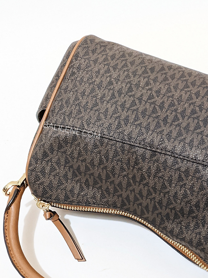 gambar-belakang-Michael-Kors-30F1G9LS6B-Lorimer-Medium-Logo-Satchel-Brown