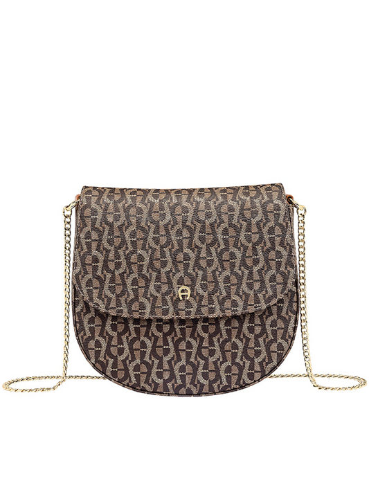 gambar-depan-Aigner-132315-50-0060-Ava-Shoulder-Bag-Logo-Small-Brown