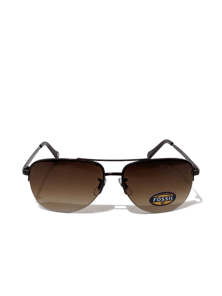 Fossil Aviator Sunglasses Brown Balilene