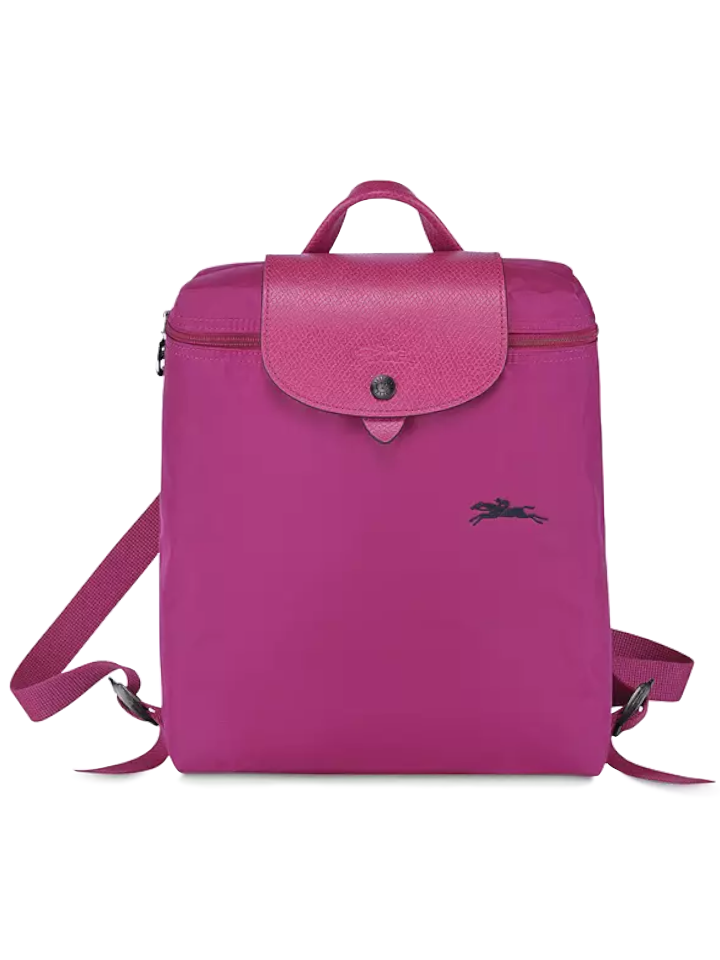 gambar-depan-Longchamp-Le-Pliage-Club-Backpack-Bag-Fuchsia
