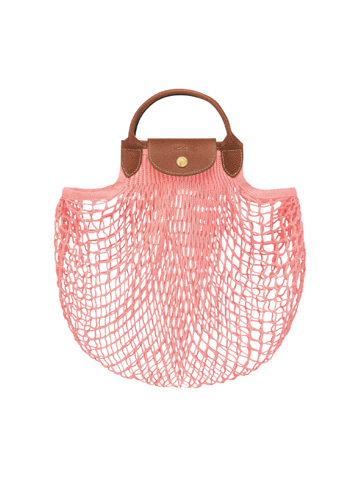 gambar-depan-Longchamp-Le-Pliage-Filet-Top-Handle-Bag-Blush
