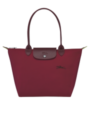 gambar-depan-Longchamp-Le-Pliage-Green-Small-Shoulder-Bag-Rouge