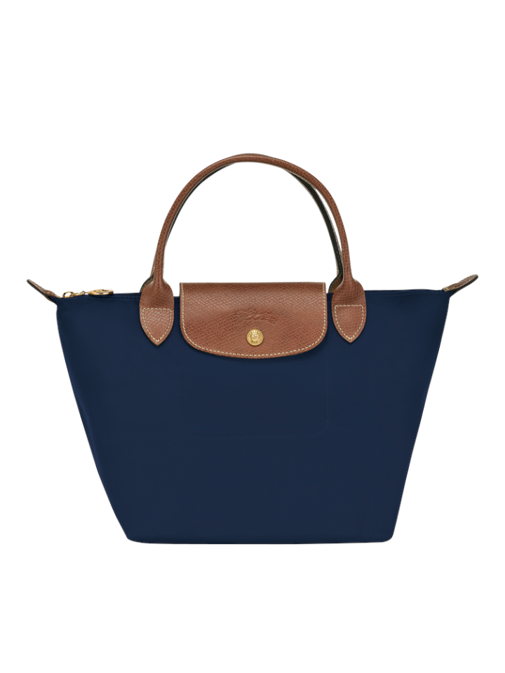 gambar-depan-Longchamp-Le-Pliage-Original-Small-Top-Handle-Bag-Navy