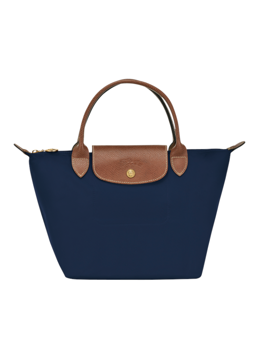 gambar-depan-Longchamp-Le-Pliage-Original-Small-Top-Handle-Bag-Navy