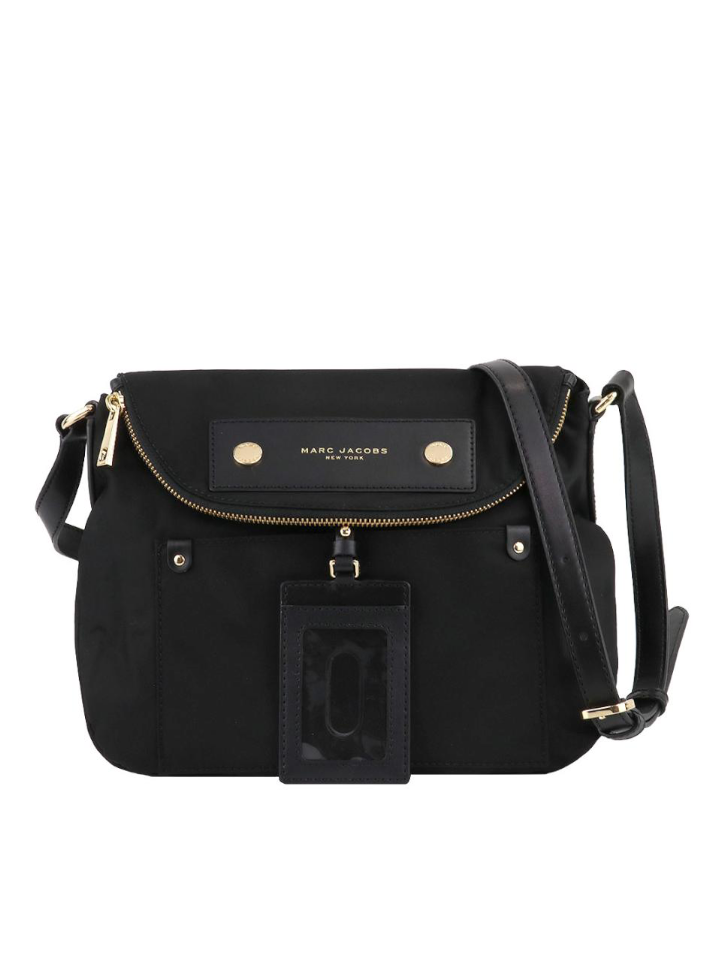 Marc Jacobs Preppy Nylon Natasha Medium Crossbody Bag Black – Balilene