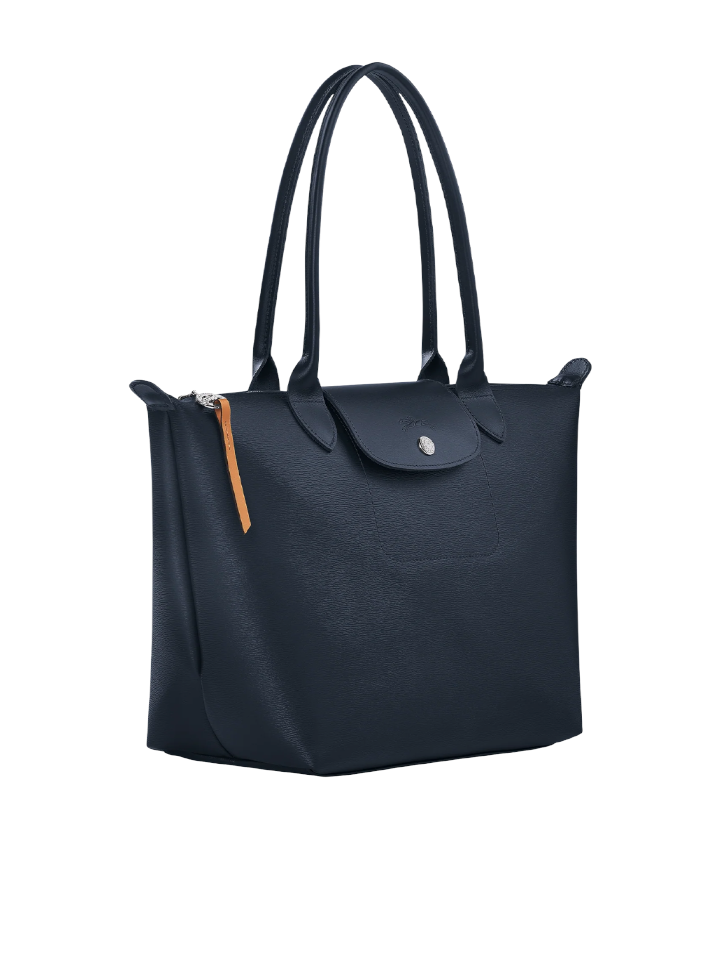 Longchamp Le Pliage City Small Shoulder Bag Navy Balilene