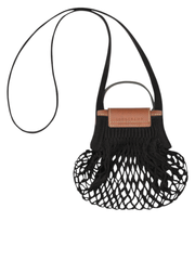 gambar-samping-Longchamp-Le-Pliage-Extra-Small-Filet-Crossbody-Bag-Black