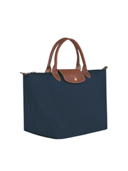 gambar-samping-Longchamp-Le-Pliage-Original-Top-Handle-Bag-Medium-Navy