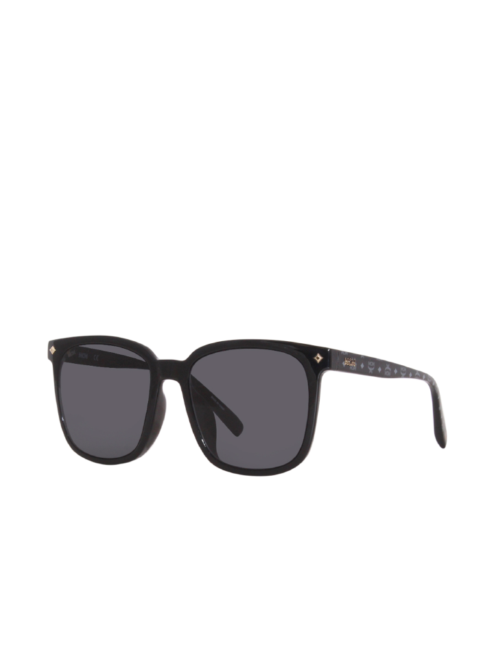 MCM Square Sunglasses Black Grey Balilene