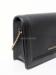 gambar-samping-Michael-Kors-32S2GJ6C7L-Jet-Set-Large-Saffiano-Leather-Crossbody-Bag-Black