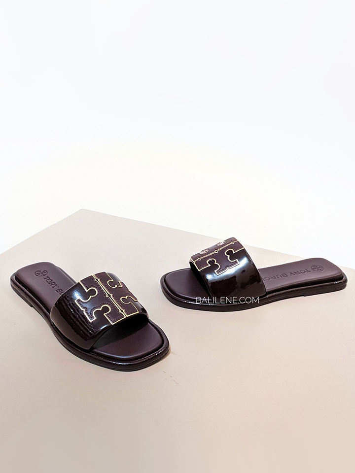 gambar-samping-Tory-Burch-Double-T-Sport-Slide-Metallic-Calf-Leather-Plum