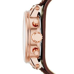 jam-es3616-Fossil Boyfriend Chronograph Raisin Leather-Balilene