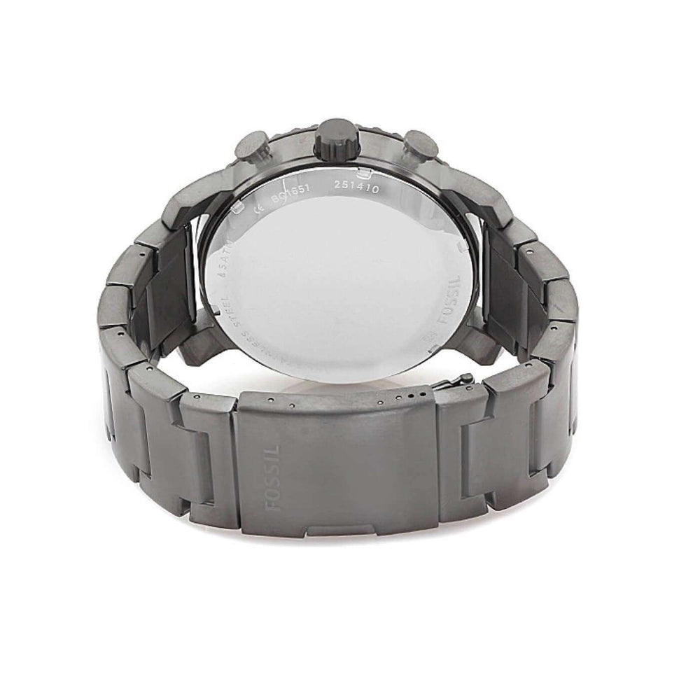 jam-Fs5172-Fossil Machine Gunmetal Dial Men's Chronograph-Balilene