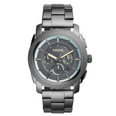 jam-Fs5172-Fossil Machine Gunmetal Dial Men's Chronograph-Balilene