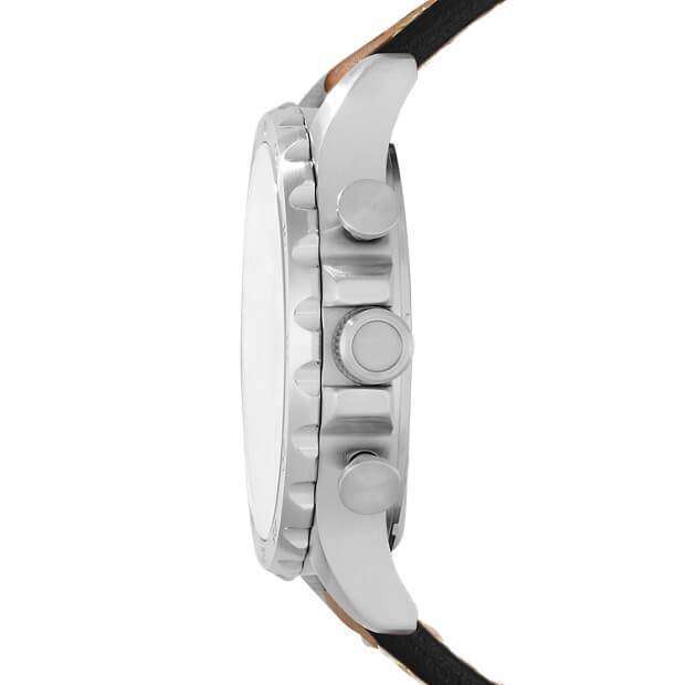 jam-jr1503-Fossil Nate Beige Chronograph Light Brown-Balilene