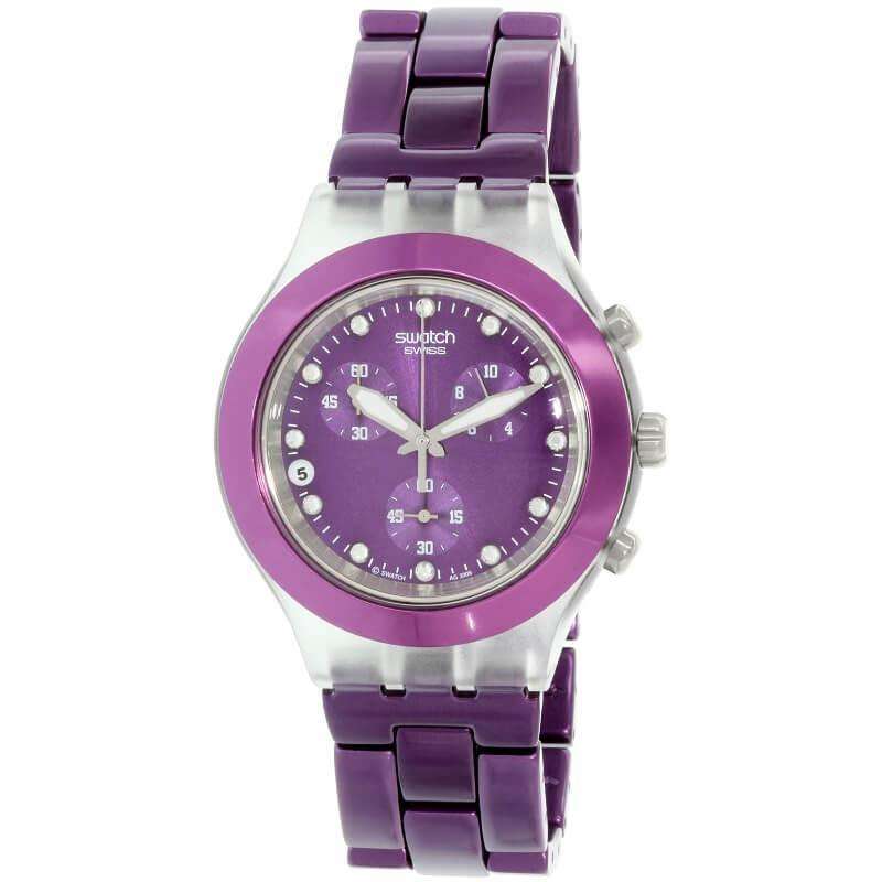 jam-SVCK4048AG-Swatch Full Blooded Blueberry Unisex Watch-Balilene