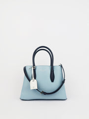 katespade wkru5697 eva small leather satchel blue bldawnbzb balilene depan