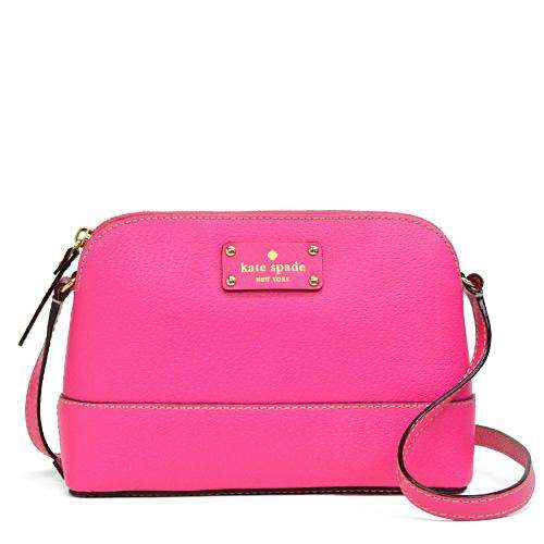 Kate Spade WKRU2895 New York Wellesley Hanna SweatHeart Leather Bag